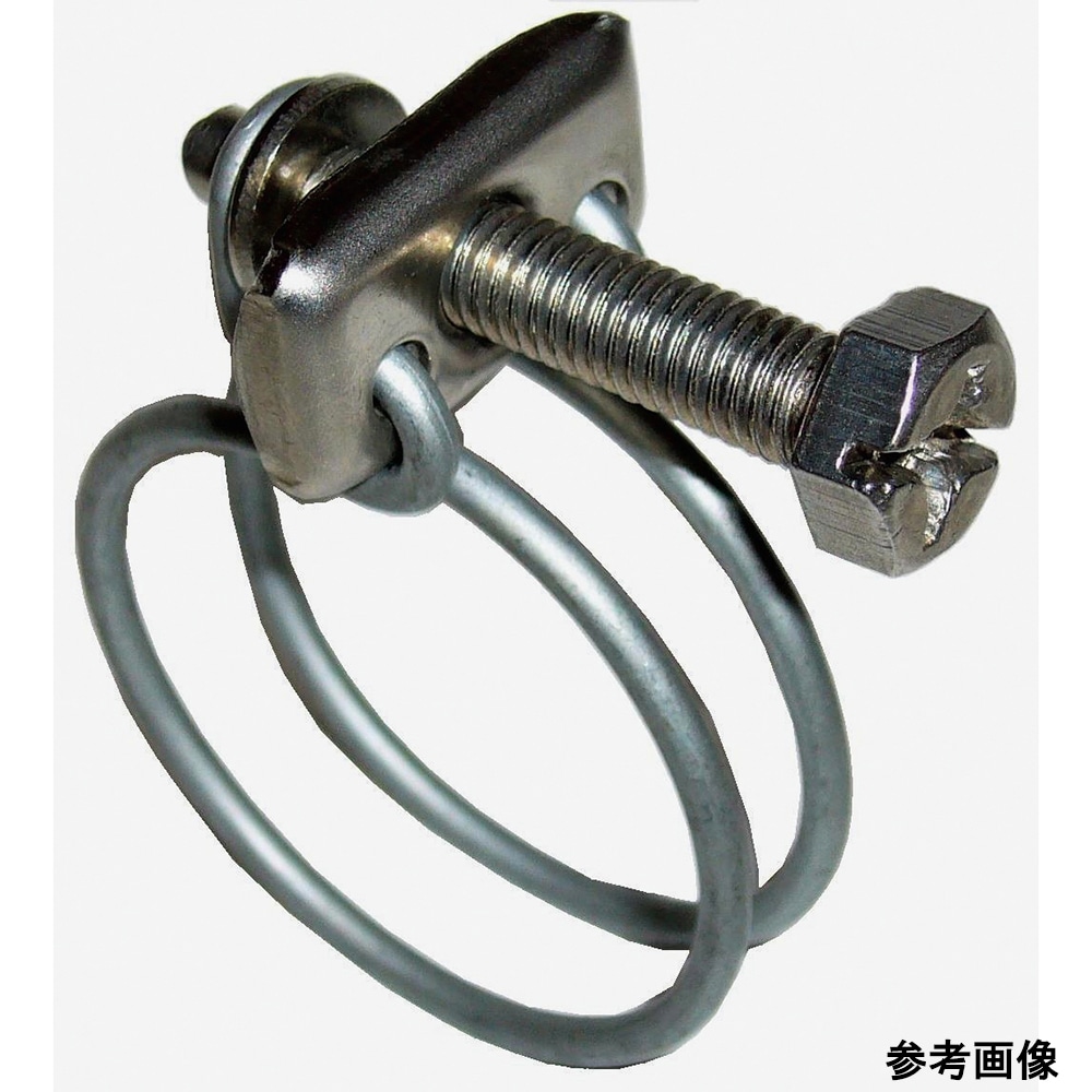 アズワン ステンワイヤーホースバンド 12φmm 10個入 SWM-1012-10 1袋(ご注文単位1袋)【直送品】