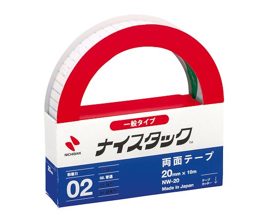 ニチバン 両面テープナイスタック(TM) (一般タイプ) NW-20 1巻(ご注文単位1巻)【直送品】