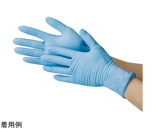 川西工業 ニトリル使いきり手袋 粉無 100枚×20箱 ブルーM 2041 1セット(ご注文単位1セット)【直送品】
