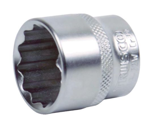 トラスコ中山 ソケット(12角) 差込角9.5 対辺22mm TS3-22W 1個(ご注文単位1個)【直送品】