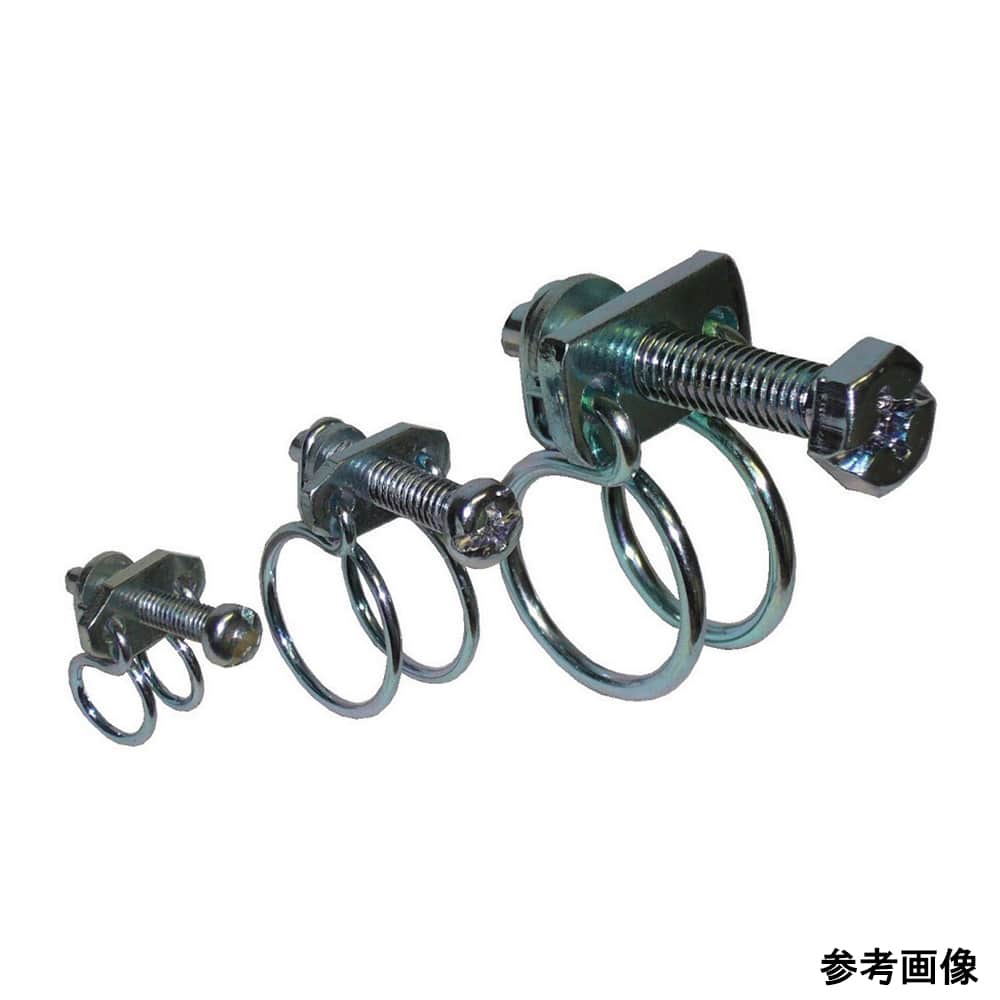 アズワン ワイヤーホースバンド 12φmm 10個入 WM-1012-10 1袋(ご注文単位1袋)【直送品】