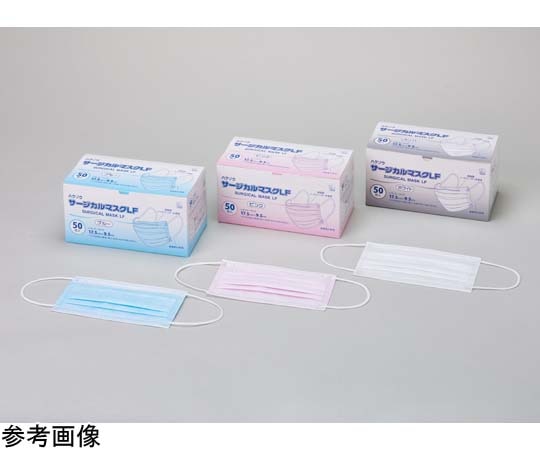 ハクゾウメディカル ハクゾウサージカルマスク ホワイト 50枚入　3087530 1箱（ご注文単位1箱）【直送品】