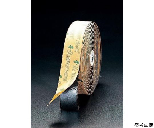 エスコ 25mmx10m/3mm厚 断熱粘着テープ(エアロテープ) EA997NC-25 1巻(ご注文単位1巻)【直送品】