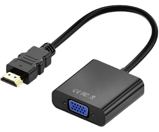 トライメイト HDMI to VGA変換ケーブル ブラック TR-HDA001-BK 1個(ご注文単位1個)【直送品】
