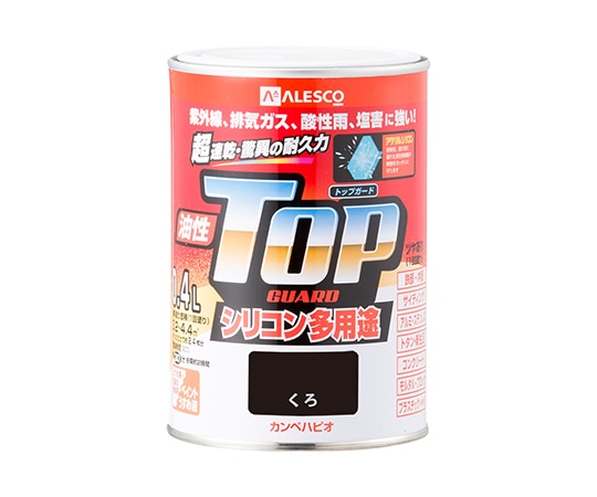 カンペハピオ(KANSAI) 油性トップガード くろ 0.4L 17640021004 1個(ご注文単位1個)【直送品】