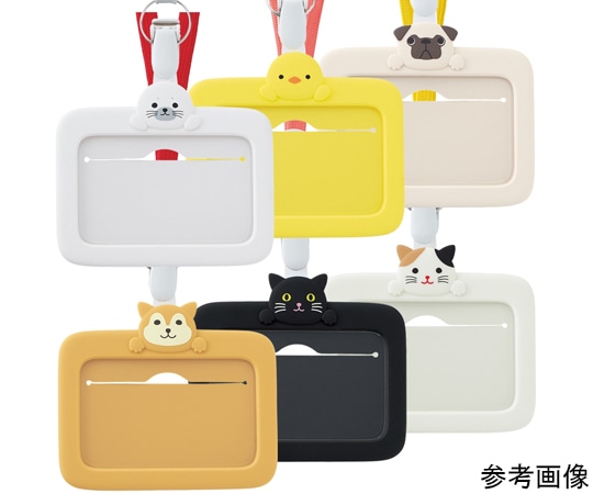 LIHITLAB SMARTFIT PuniLabo IDカードホルダー ミケネコA-7804-7 1個 (ご注文単位1個) 【直送品】