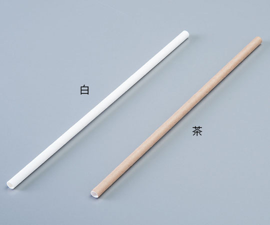 カンダ 紙ストロー 白 50本入379505 1個 (ご注文単位1個) 【直送品】