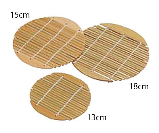 カンダ 杉中華セイロ用竹スダレ 18cm用 1個 (ご注文単位1個) 【直送品】
