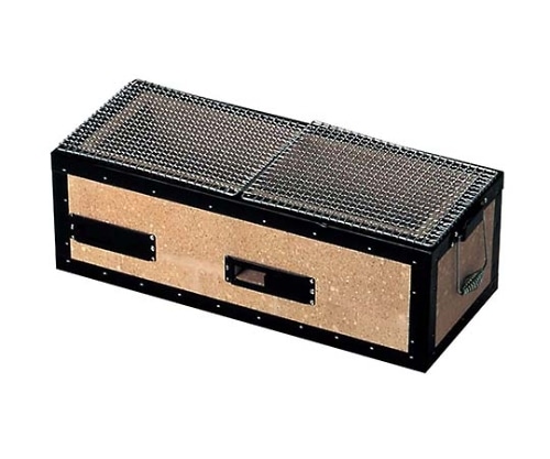 鍵主工業 炭用バーベキューコンロ BQ8WF号 (4~8人用) 6559500 1個 (ご注文単位1個) 【直送品】