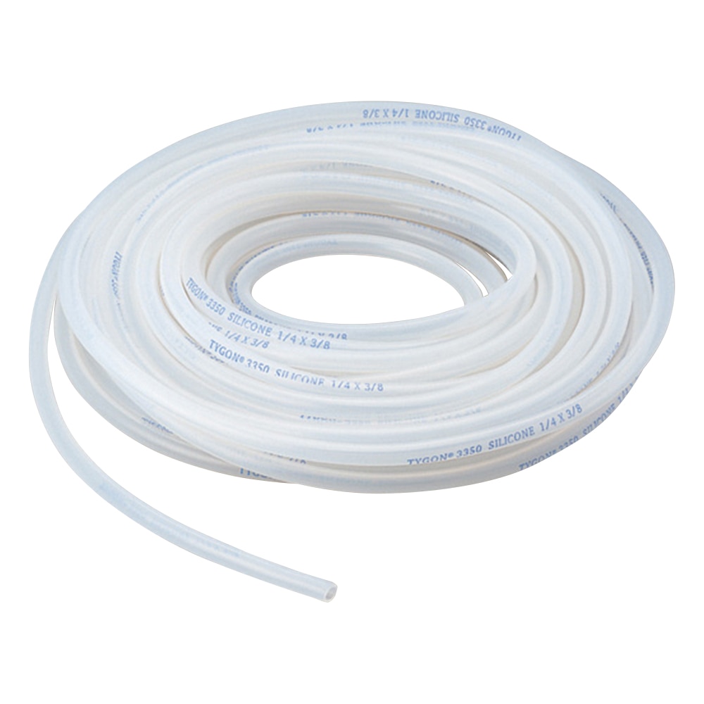 アズワン タイゴン3350サニタリー用シリコーンチューブ φ4.76×7.94 1巻 (15m) ABW00012 1巻 (ご注文単位1巻) 【直送品】
