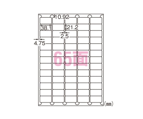 エーワン (A-ONE) ラベルシール［レーザープリンタ］水に強いタイプ31377 1パック (ご注文単位1パック) 【直送品】
