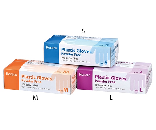 歯愛メディカル リセラプラスチックグローブ (PF) L 100枚入 1箱 (ご注文単位1箱) 【直送品】