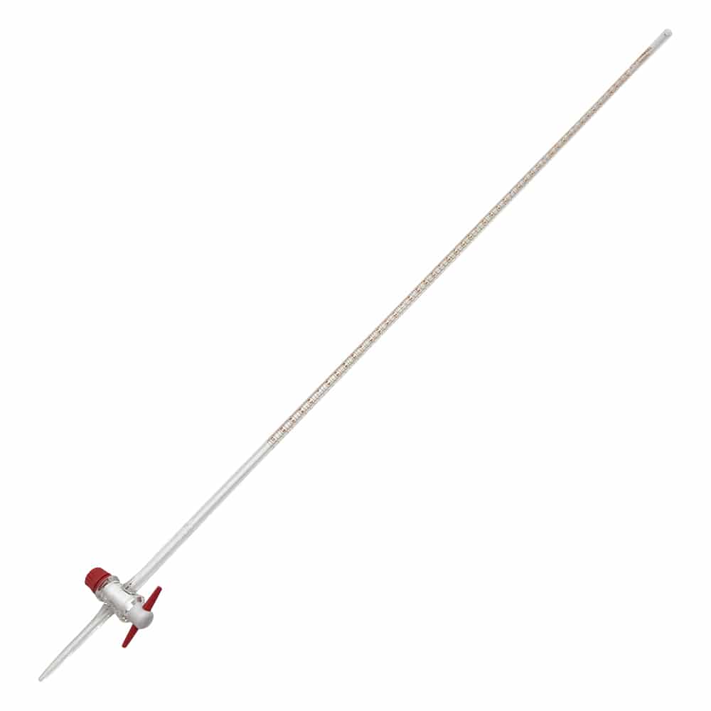 アズワン ビュレット PTFEコック付10mL 1本 (ご注文単位1本) 【直送品】