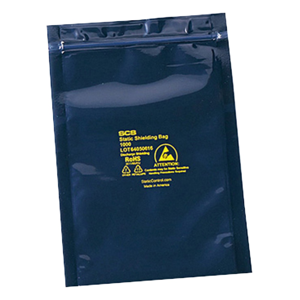 アズワン ESDシールドバッグ (4層タイプ) ジッパー付き 300×450×0.076 1箱 (100枚入) 295ST3218 1箱 (ご注文単位1箱) 【直送品】