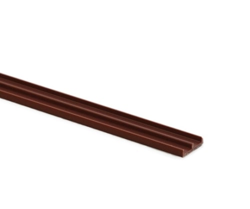 光 レール下部 (チョコ) 5mm×1820mmPR7581 1本 (ご注文単位1本) 【直送品】