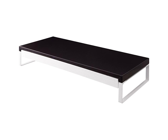 LIHITLAB 机上台<幅590mm・引出し付> 24黒A7338-24 1個 (ご注文単位1個) 【直送品】