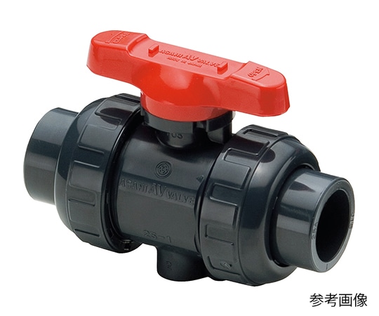 旭有機材工業 ボールバルブ FKM ねじ込み型 15mmV2ALVUVNJ015 1個 (ご注文単位1個) 【直送品】
