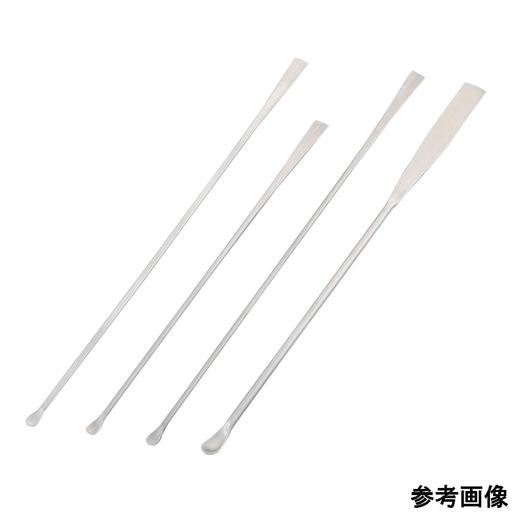 アズワン ラボランミクロスパーテル (つや消しタイプ) 180mm 平 (ラボラン) 10＋1本入 1袋 (ご注文単位1袋) 【直送品】