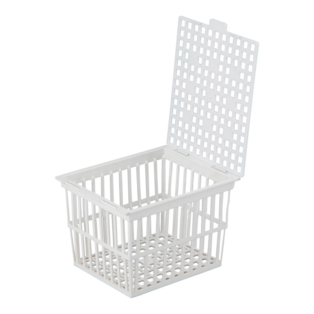 Polylab 試験管バスケット (フタ付) 110×120×150mm78111 1個 (ご注文単位1個) 【直送品】
