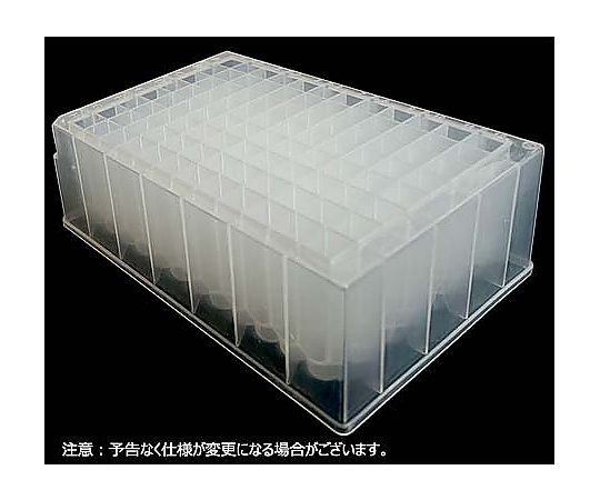 Novas Bio 96well ディープウエルプレート ポリプロピレン， 2.0 mL， Clear， 丸底， 角穴 1セット (5枚×10個入) DWP-20-SQU 1セット (ご注文単位1セット) 【直送品】