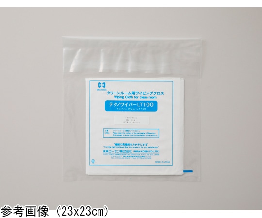 未来コーセン TECHNO WIPER LT100 23×23cm スタック CLN 300枚入 1袋 (ご注文単位1袋) 【直送品】
