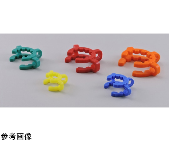 アズワン ジョイントクリップ POM製 イエロー #14 10個入zjcp-y-10 1袋 (ご注文単位1袋) 【直送品】