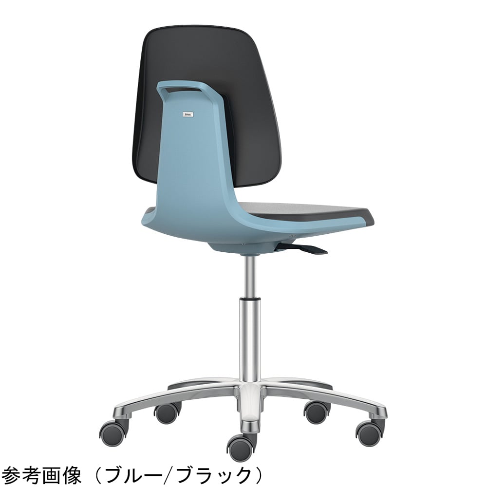 Bimos ラボチェアー (LABSIT) フットリング無し ブルー/ブラック6287729 1個 (ご注文単位1個) 【直送品】