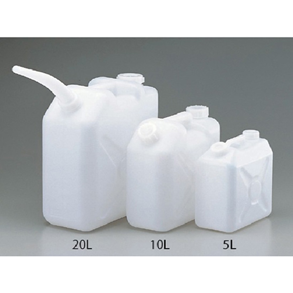 ニッコー・ハンセン 平角缶 (2ヶ口) 10L ノズル付10LN 1本 (ご注文単位1本) 【直送品】