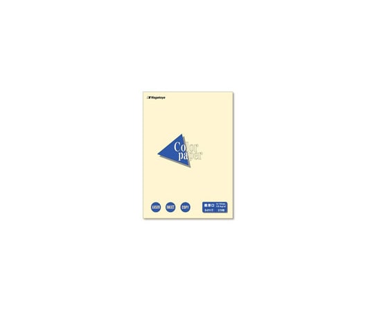 Nagatoya カラーペーパー 最厚口 B4 レモン 25枚 ナ-2502 1冊(ご注文単位1冊)【直送品】