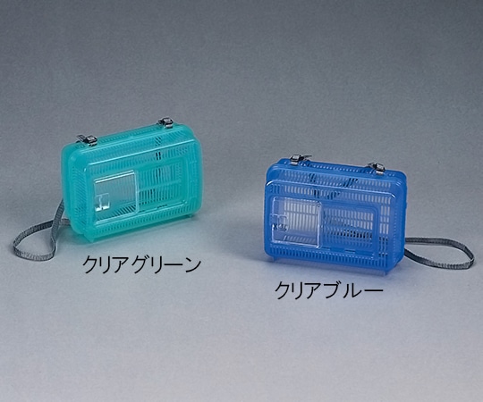 アイリスオーヤマ 虫かご角型 クリアブルー 214×100×151mm KQ-210 1個（ご注文単位1個）【直送品】