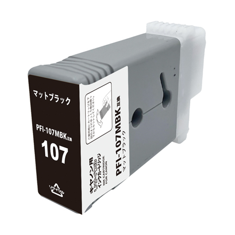 NinestAO キヤノンPFI-107用リサイクルインク マットブラック RWE-PFI-107MBK 1本(ご注文単位1本)【直送品】