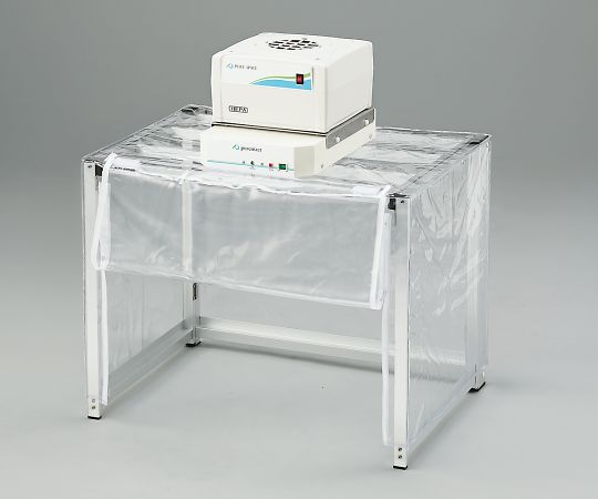 アズワン 折りたたみ簡易型クリーンブース ファンユニット1台・イオナイザー1台付 OKCI700 1個 (ご注文単位1個)【直送品】