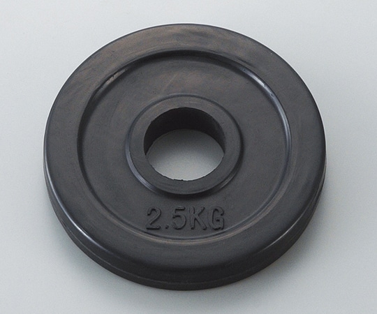 淡野製作所 ラバーバーベルプレート 2.5kg D-5871 1枚（ご注文単位1枚）【直送品】