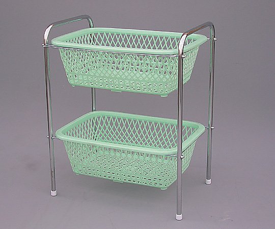 三和化研工業 脱衣カゴ 2段用 500×340×600mm 1台(ご注文単位1台)【直送品】