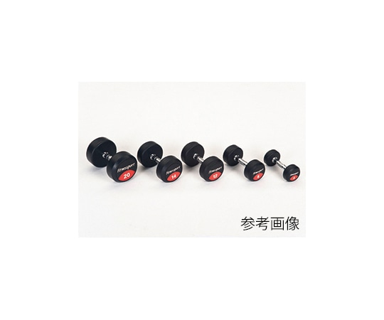 エバニュー ラバーダンベル 6kg ETB465 1組（ご注文単位1組）【直送品】
