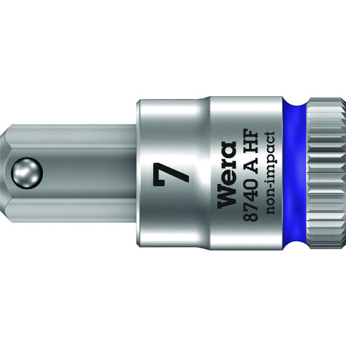 トラスコ中山 Wera 8740A HFソケット Hex-Plus 7.0x28mm(ご注文単位1個)【直送品】