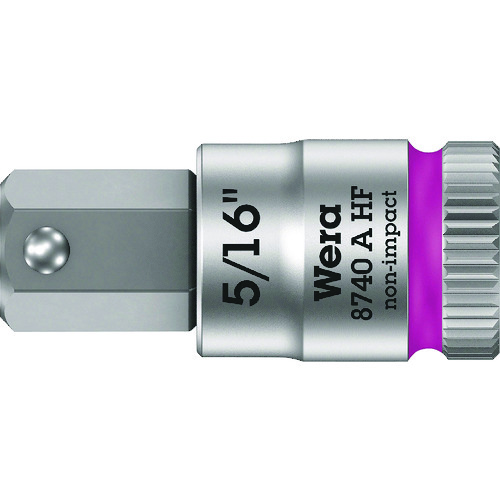 トラスコ中山 Wera 8740A HFソケット Hex-Plus SW5/16(ご注文単位1個)【直送品】