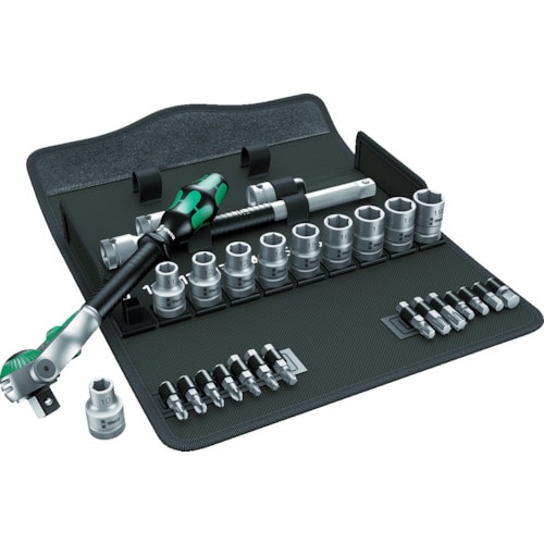 トラスコ中山 Wera 8100SC6 サイクロップラチェット「スピード」セット 1/2(ご注文単位1セット)【直送品】