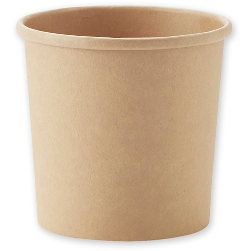 トラスコ中山 HEIKO 食品容器 未晒フードカップ 深型 350ml 25個入り(ご注文単位1袋)【直送品】