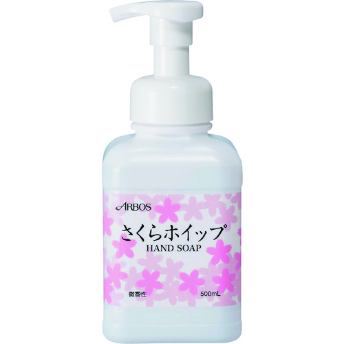トラスコ中山 アルボース ハンドソープ さくらホイップ(ご注文単位1本)【直送品】