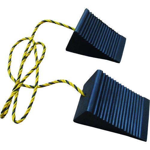 トラスコ中山 コンパル トラロープ・タイヤストッパー(2個入)(ご注文単位1パック)【直送品】