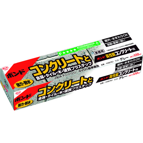 トラスコ中山 コニシ 高性能コンクリート用(ご注文単位1本)【直送品】