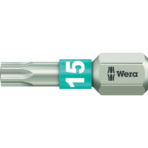 トラスコ中山 Wera 3867/1 ステンレストーションビット トルクス15X25(ご注文単位1本)【直送品】