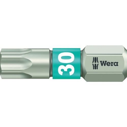 トラスコ中山 Wera 3867/1 ステンレストーションビット トルクス30X25(ご注文単位1本)【直送品】