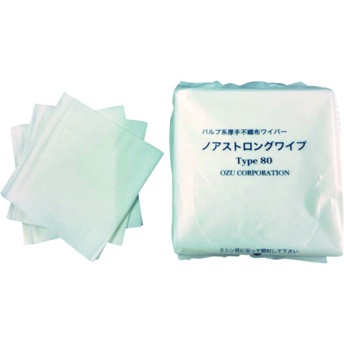 トラスコ中山 ノア 紙・不織布ウエス ノア ストロングワイプ 340×350mm(ご注文単位1ケース)【直送品】