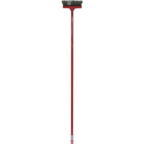 トラスコ中山 日本クリンテック ka:z フロアデッキブラシ 赤(ご注文単位1本)【直送品】