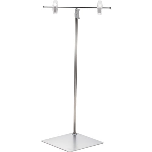 トラスコ中山 日研I&S POPスタンド H400 メッキ コーナー台座(ご注文単位1本)【直送品】