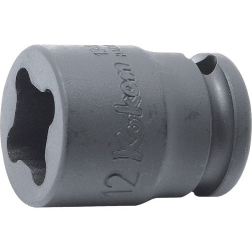 トラスコ中山 コーケン 9.5mm差込 インパクトウエルドナットソケット 17mm(ご注文単位1個)【直送品】