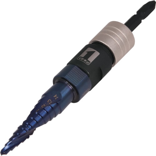 トラスコ中山 MUSTTOOL IM-2QSV-414 軸交換式ステップドリル 4-14mm IM-2QSV-414(ご注文単位1本)【直送品】