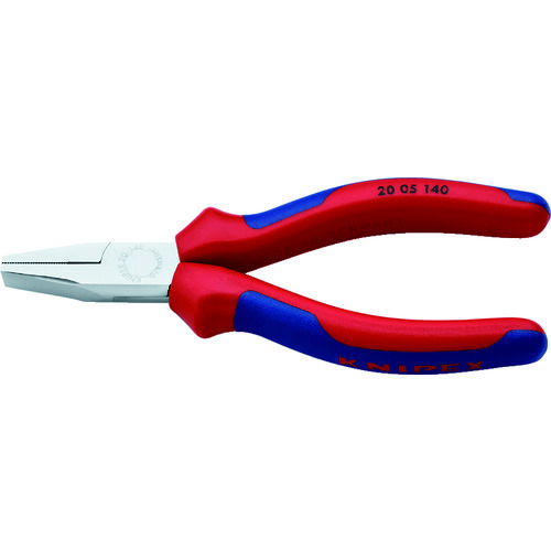 トラスコ中山 KNIPEX 2005-140 平ペンチ(ご注文単位1個)【直送品】
